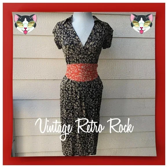 🔥SOLD🔥Diane Von Furstenberg Floral Silk Wrap Dress - Picture 1 of 8